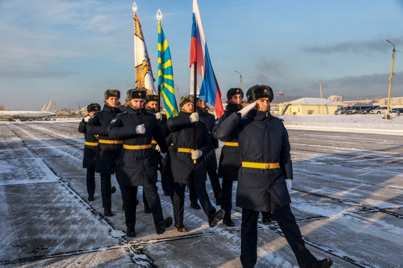 В Улан-Удэ прошел митинг в честь открытия нового авиационного полка ВТА