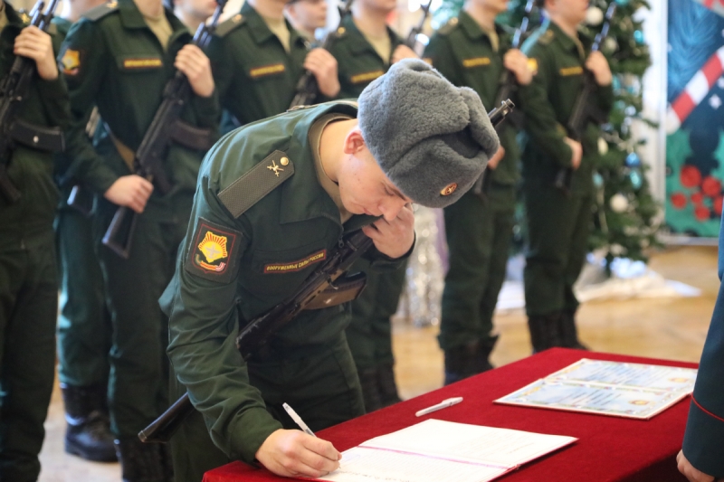 В Восточном военном округе свыше 1100 новобранцев приняли Военную присягу на верность Отечеству