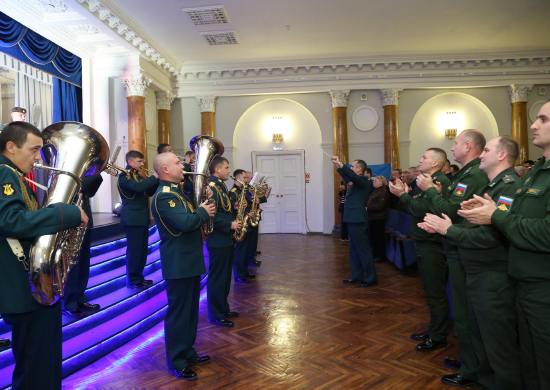 Оркестр Военно-космической академии имени Можайского поздравили с праздником