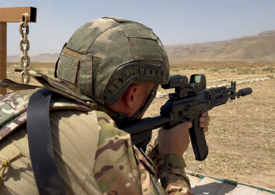 Разведчики российской военной базы в Таджикистане уничтожили опорный пункт условного противника
