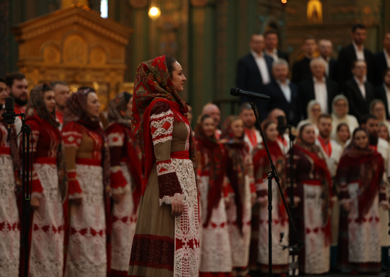 В Главном храме ВС РФ прошел третий Рождественский хоровой собор