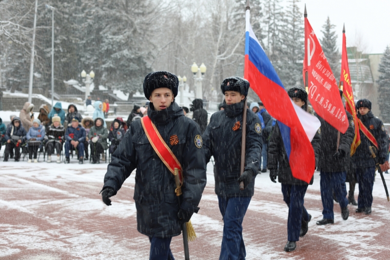 В Ставрополе военнослужащие ЮВО отметили годовщину освобождения города от немецко-фашистских захватчиков