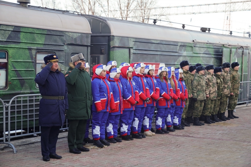 Более 7 тыс. человек посетили в Кузбассе тематический поезд Минобороны РФ «Сила в правде»