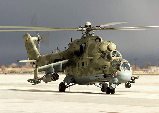 Экипажи вертолетов Ми-24 отработали применение  авиационных средств поражения по морским целям