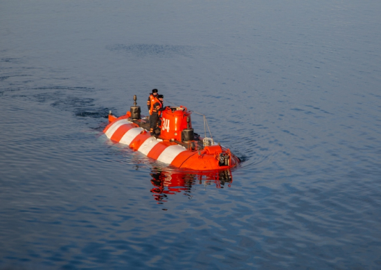 С экипажами глубоководных спасательных аппаратов Северного флота проведена тренировка в Баренцевом море