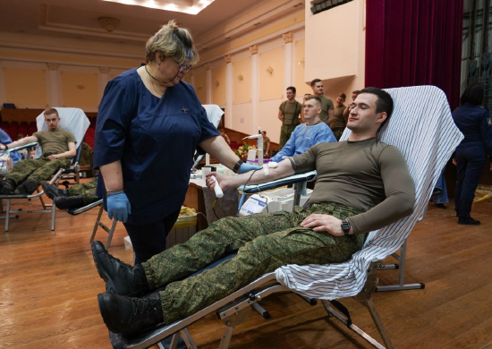 В Военной академии ВКО им. Г.К. Жукова прошла акция «День донора»
