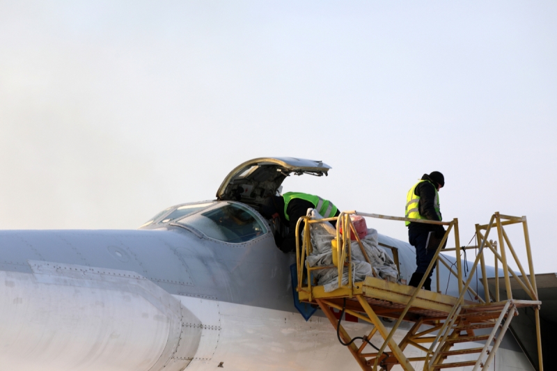 В Заполярье прошли полеты молодых офицеров на самолетах Ту-22м3