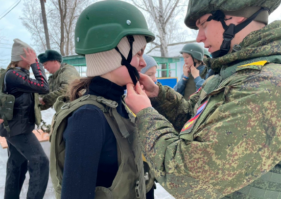 Юнармейцы Омской области приняли участие в военизированной эстафете «Дорога победителей»