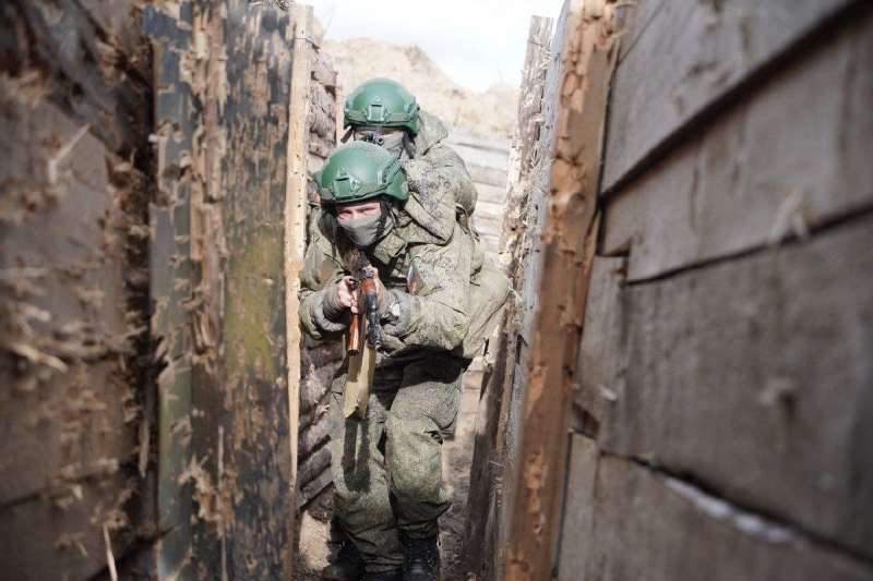 Морские пехотинцы БФ уничтожили опорные пункты условного противника на полигоне в Калининградской области