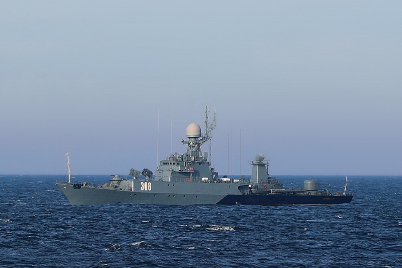 МПК «Зеленодольск» в ходе плановых мероприятий боевой подготовки провел торпедную стрельбу в Балтийском море