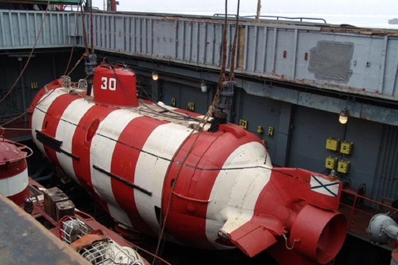 На Камчатке состоялось первое погружение глубоководного аппарата АС-30 Тихоокеанского флота после возвращения с планового ремонта