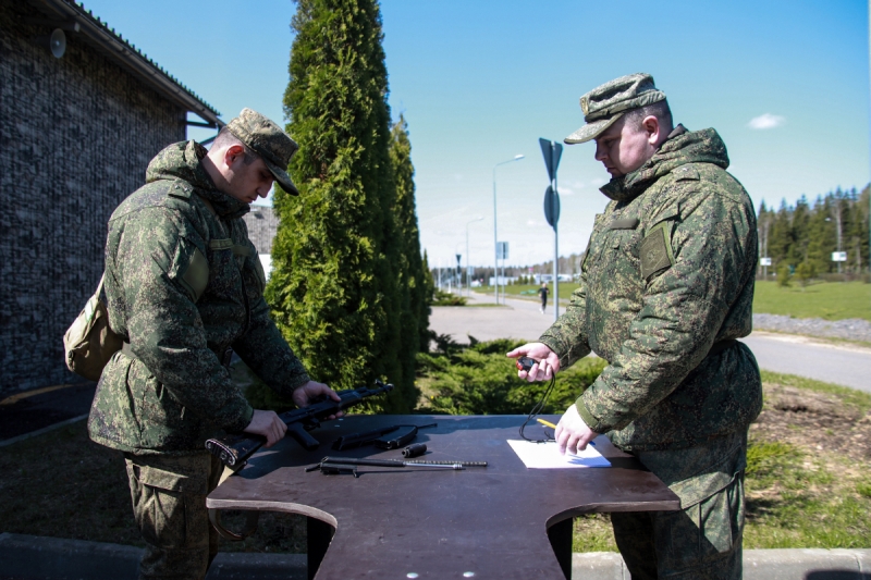 С военнослужащими соединений 15-й армии ВКС (особого назначения) проведены испытания для присвоения классной квалификации