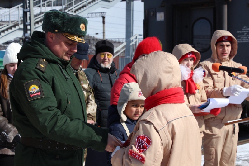 Уникальный агитационный поезд «Сила в правде» прибыл в Сковородино Амурской области