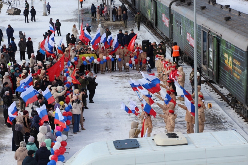 Уникальный агитационный поезд «Сила в правде» прибыл в Сковородино Амурской области
