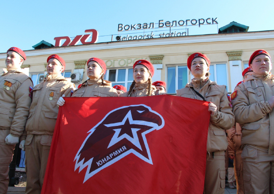 В Белогорск прибыл уникальный агитационный поезд «Сила в правде»