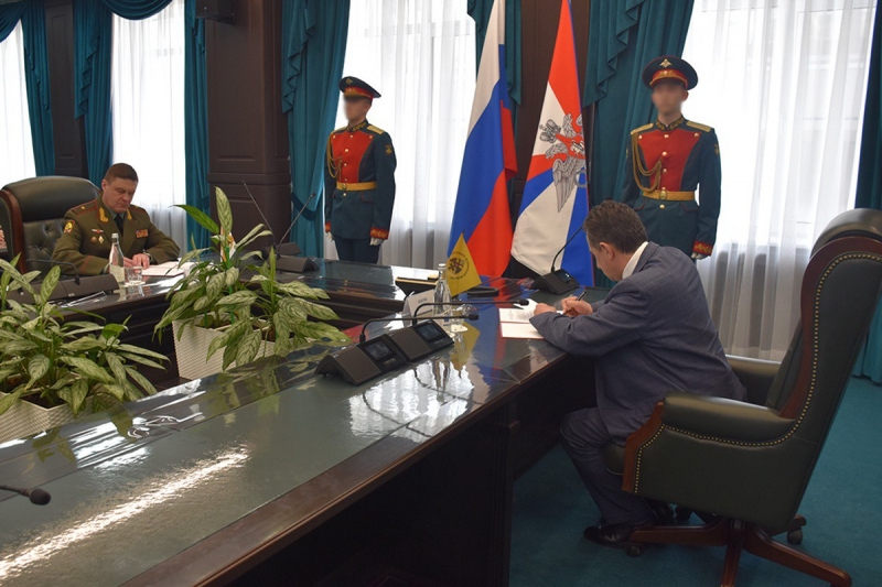 В КВВУ подписано Соглашение о сотрудничестве с Краснодарским региональным отделением Российского военно-исторического общества