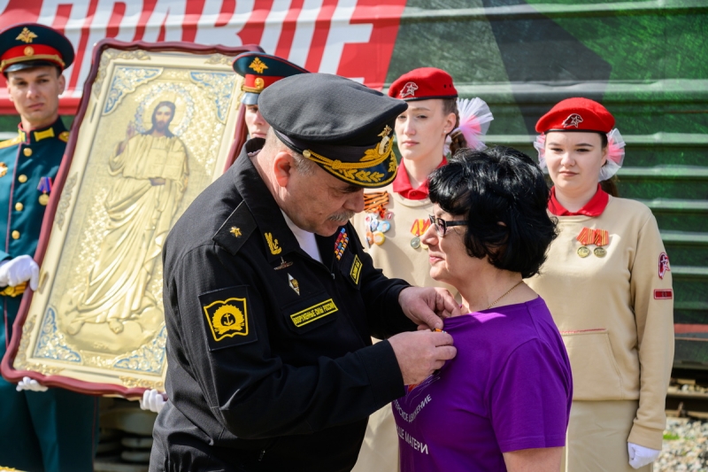 В столице Марий Эл около 7 тыс. человек посетили тематический поезд Минобороны РФ «Сила в правде»